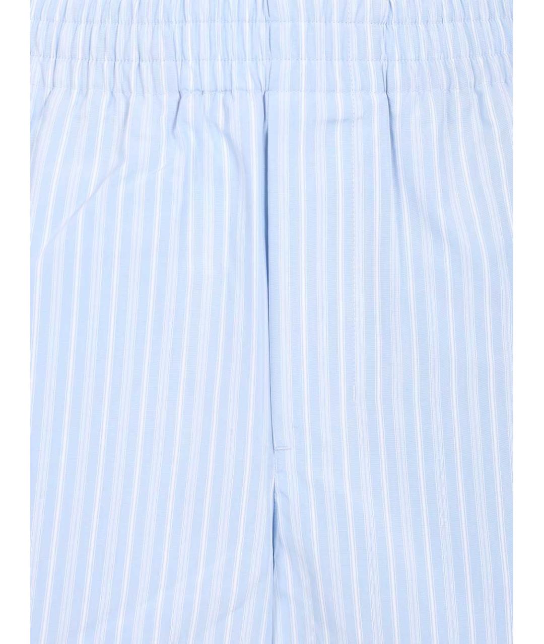 Ami Paris Голубые хлопковые шорты, фото 4