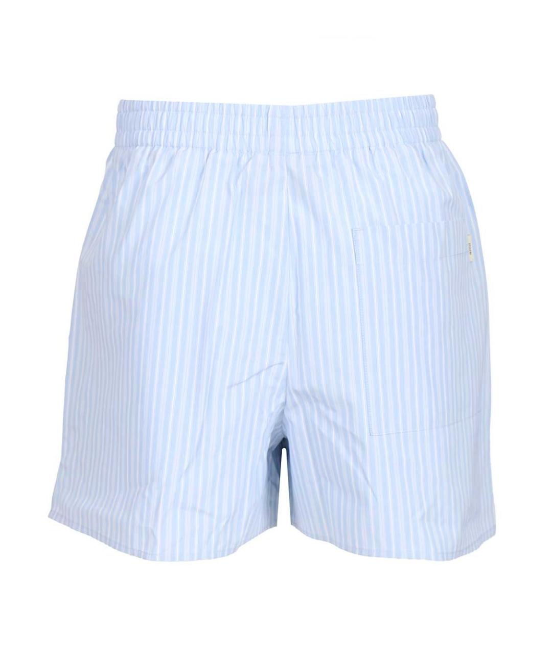 Ami Paris Голубые хлопковые шорты, фото 2