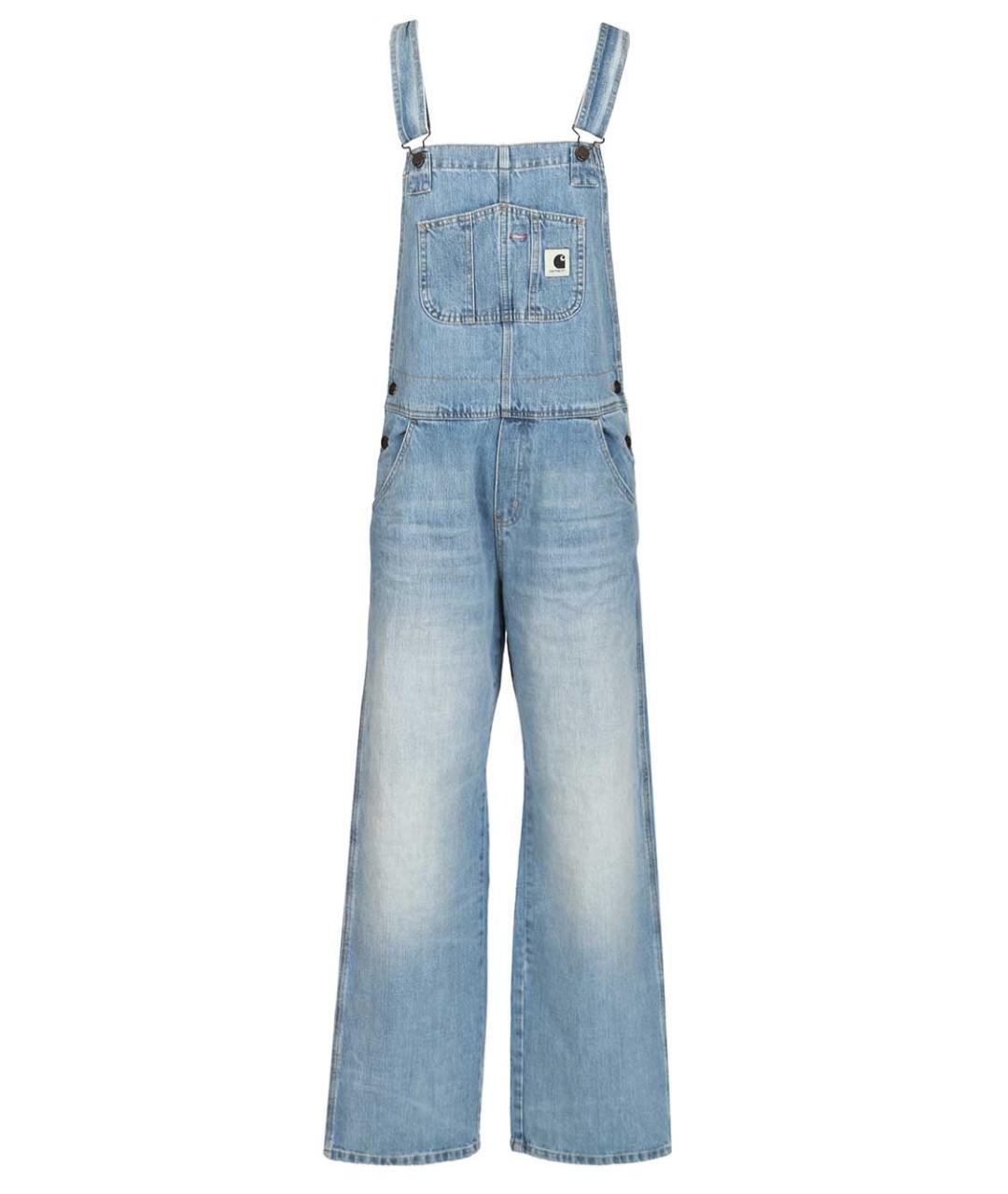 CARHARTT WIP Голубой хлопковый комбинезон, фото 1