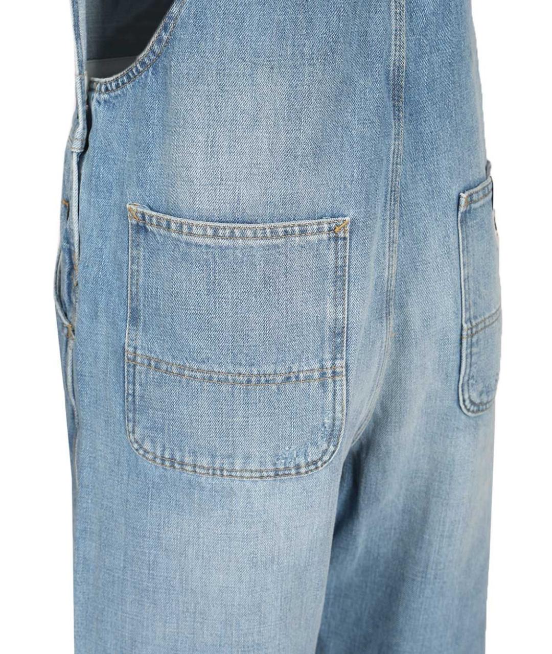 CARHARTT WIP Голубой хлопковый комбинезон, фото 6