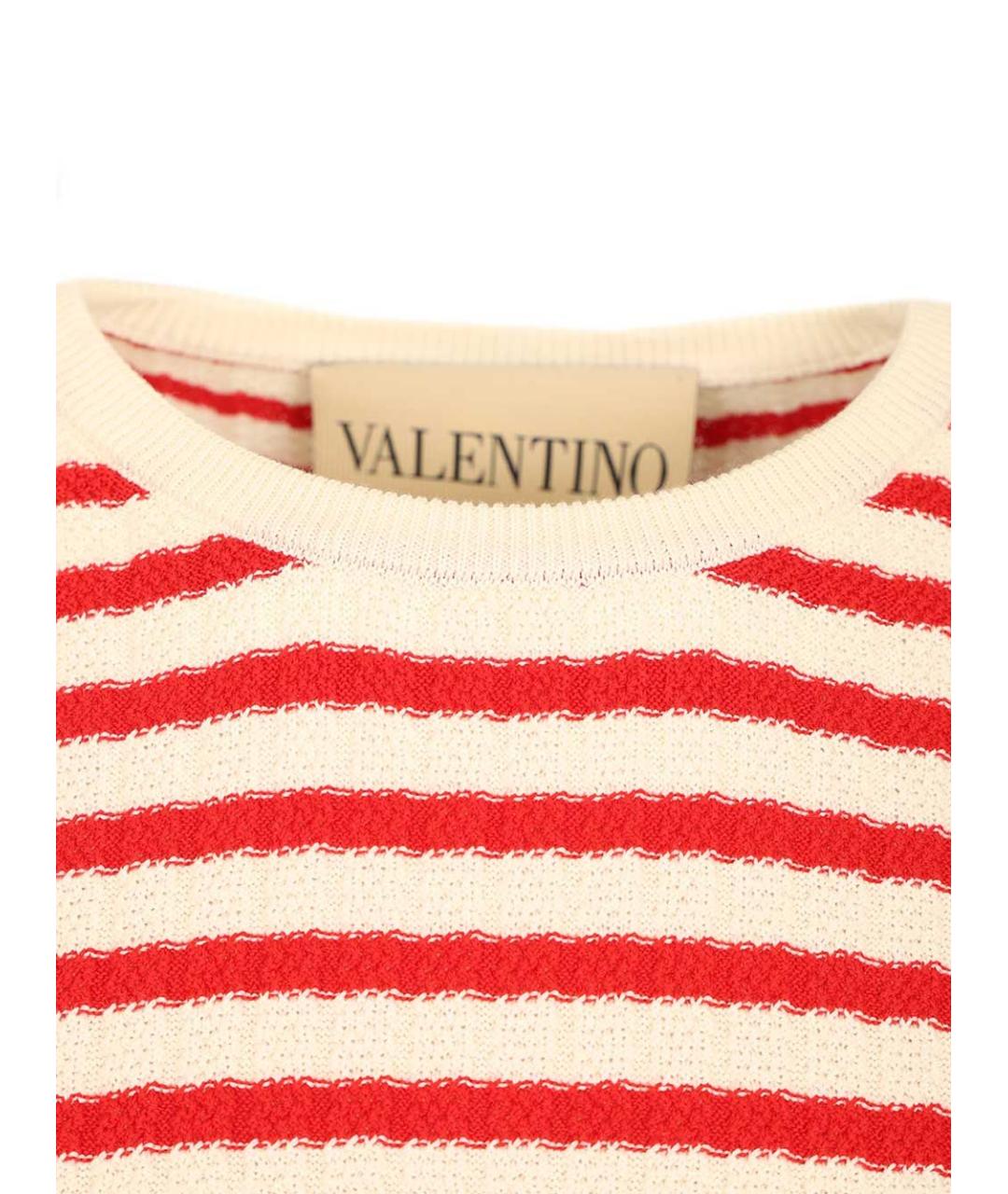 VALENTINO Мульти хлопковая футболка, фото 4