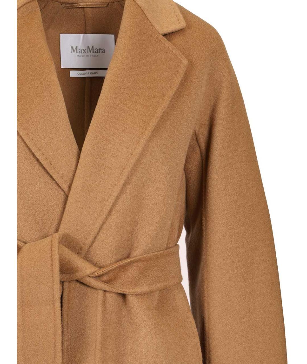 MAX MARA Бежевое кашемировое пальто, фото 4