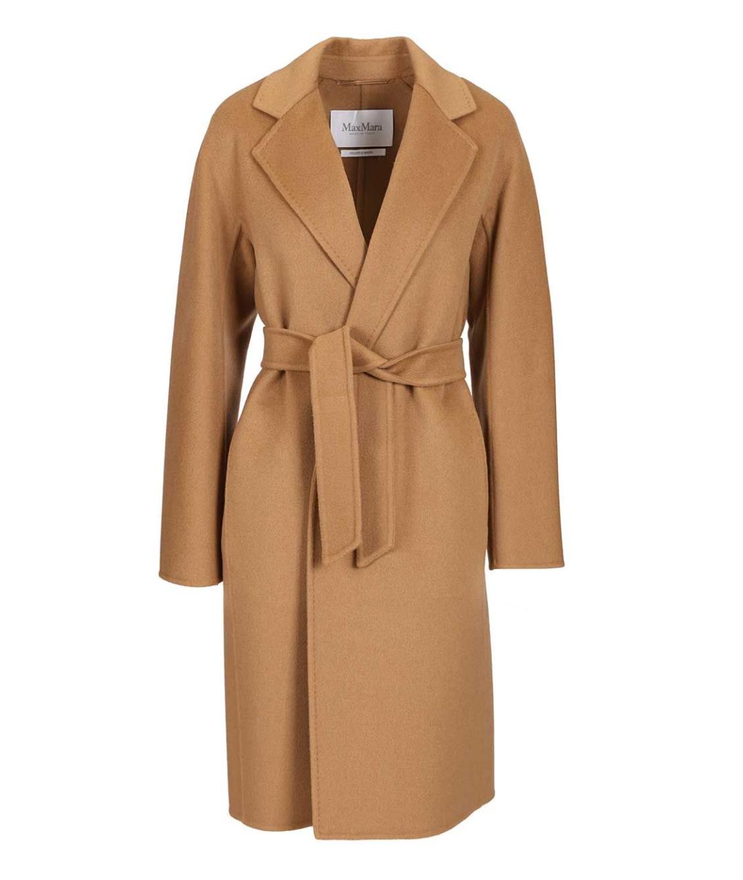 MAX MARA Бежевое кашемировое пальто, фото 1