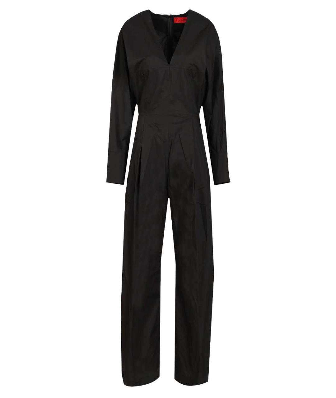 THELATEST Черный хлопковый комбинезон, фото 1