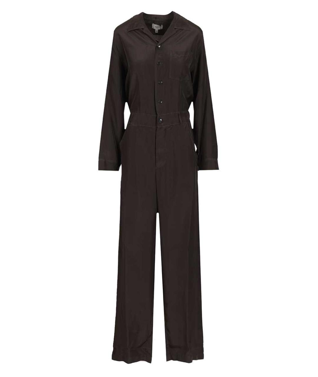 BARENA Коричневый шелковый комбинезон, фото 1