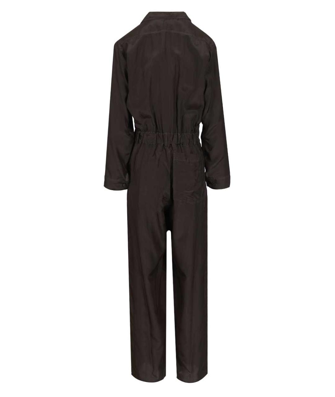 BARENA Коричневый шелковый комбинезон, фото 2