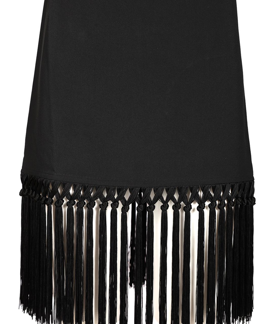 TALLER MARMO Черное ацетатное повседневное платье, фото 4