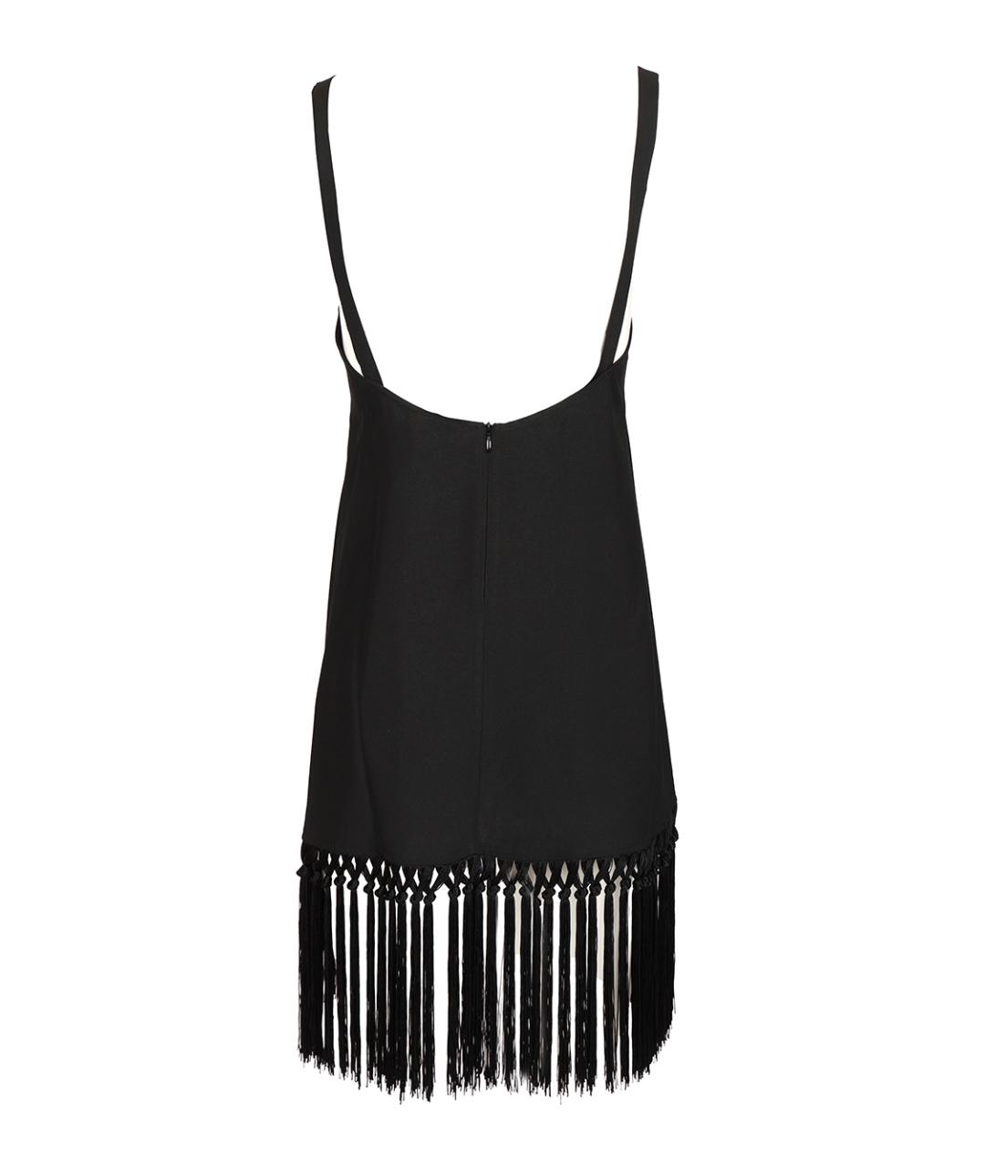 TALLER MARMO Черное ацетатное повседневное платье, фото 2