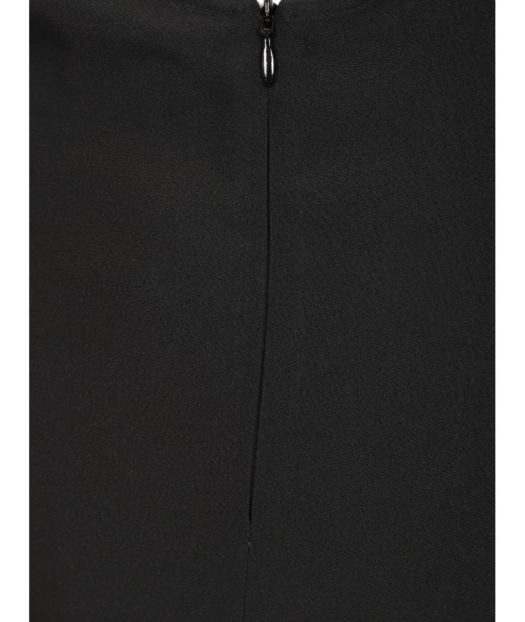 TALLER MARMO Черное ацетатное повседневное платье, фото 5