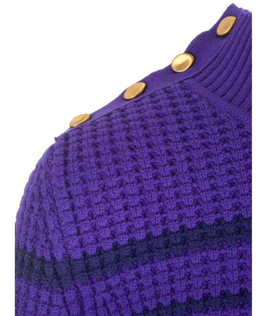 FORTE FORTE Фиолетовый шерстяной джемпер / свитер, фото 5