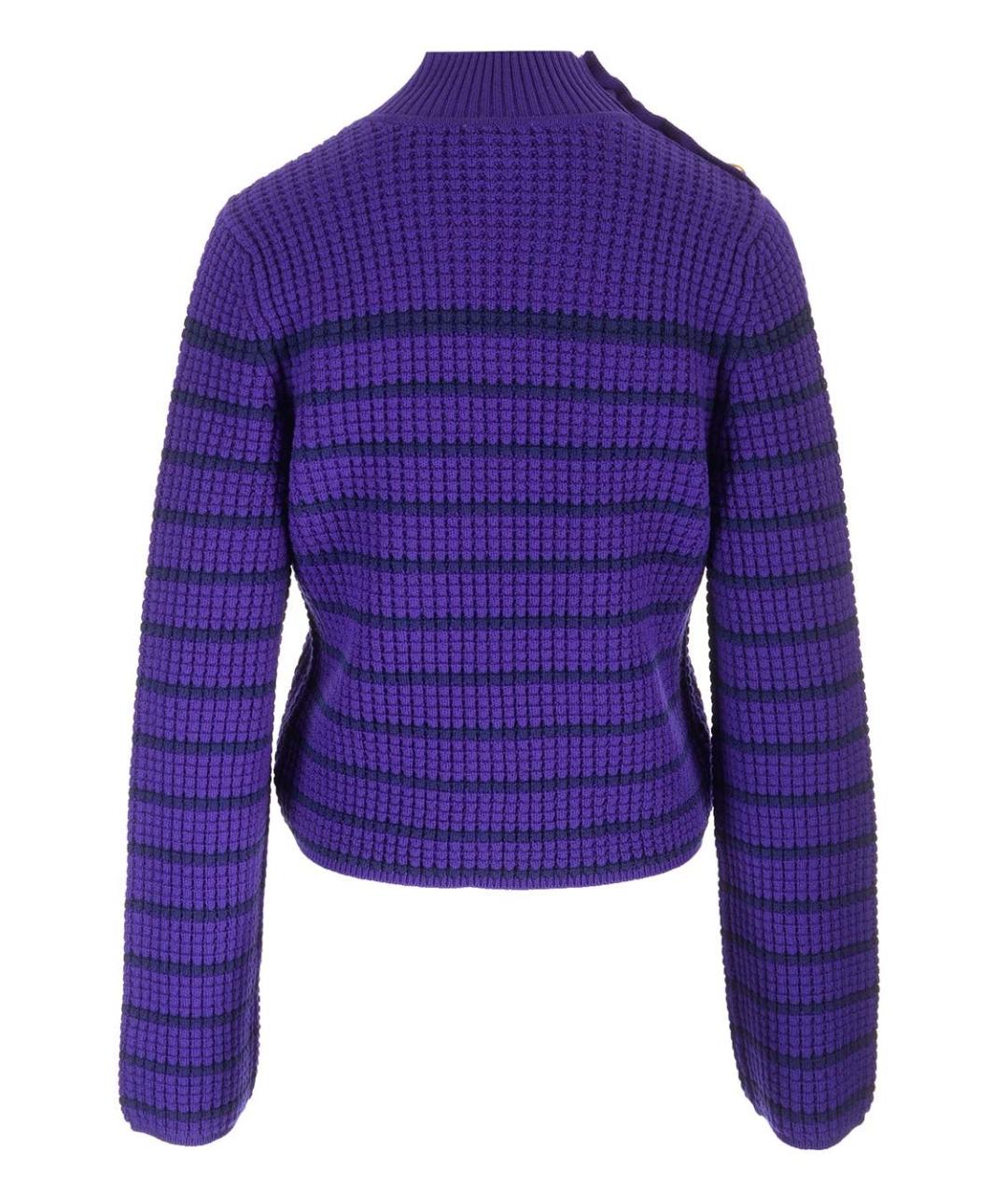 FORTE FORTE Фиолетовый шерстяной джемпер / свитер, фото 2