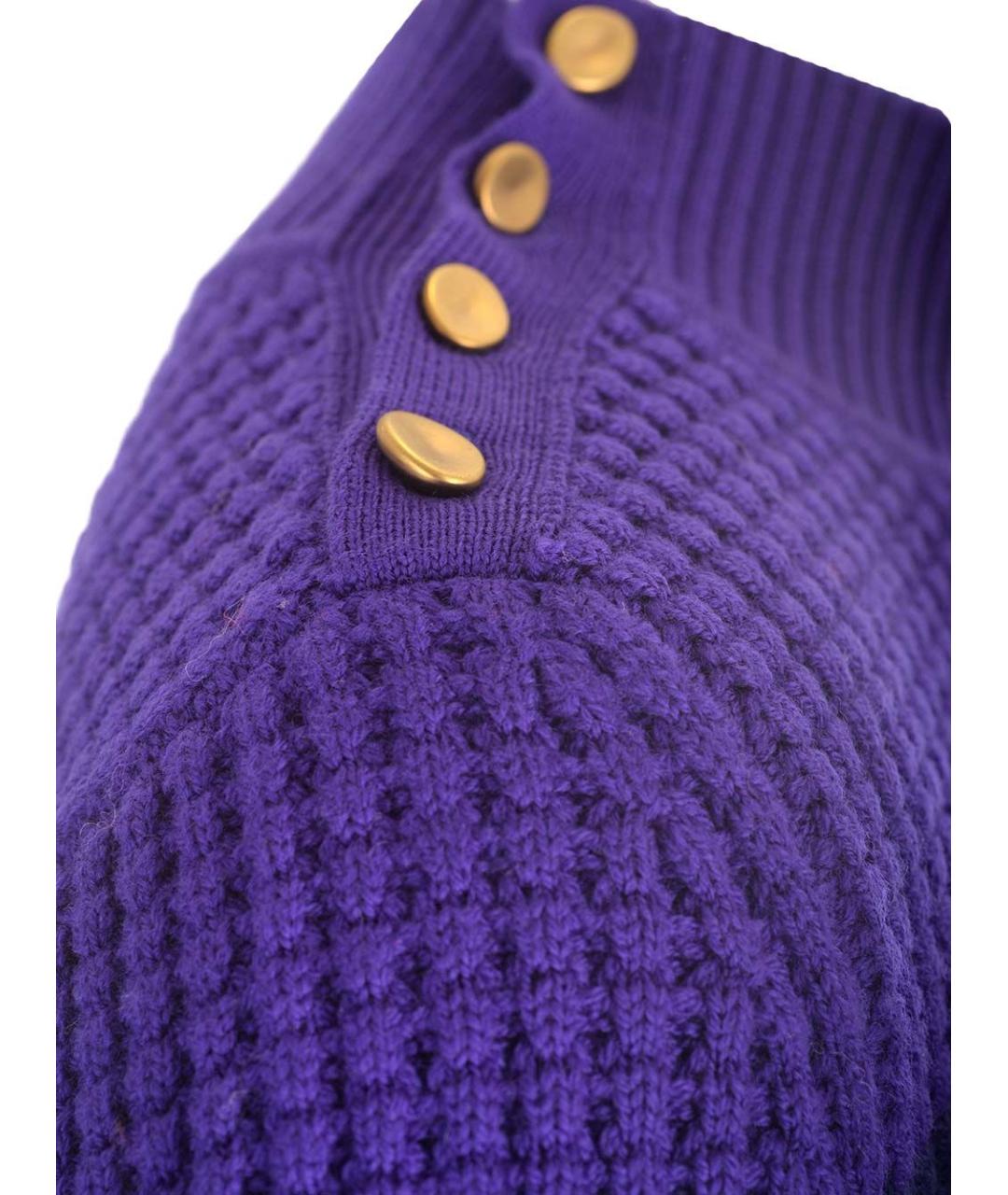 FORTE FORTE Фиолетовый шерстяной джемпер / свитер, фото 6