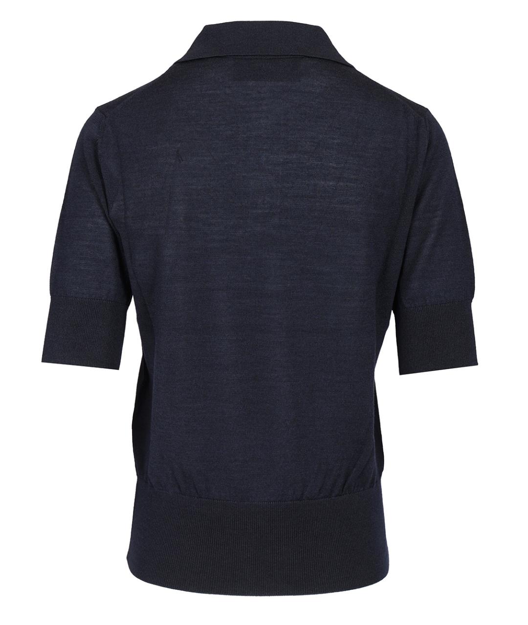 Ami Paris Синяя шерстяная футболка, фото 2