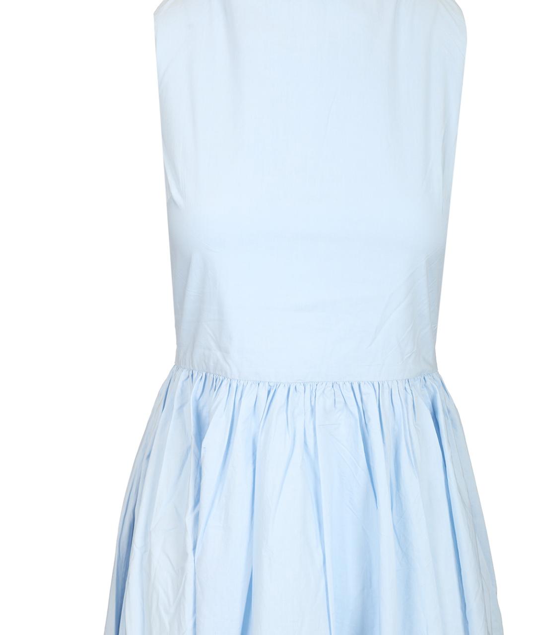 MATTEAU Голубое хлопковое платье, фото 4