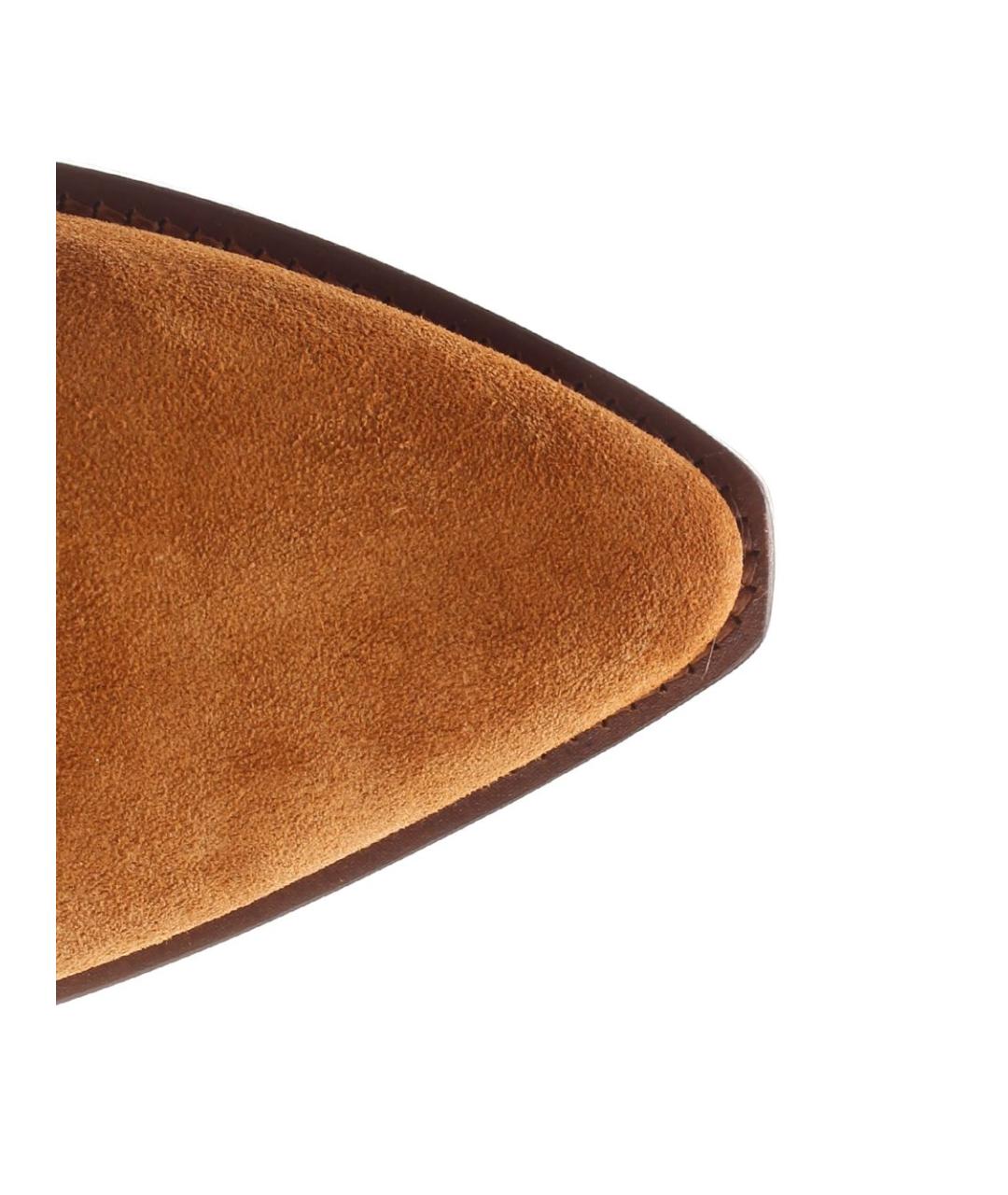 ISABEL MARANT Коричневые замшевые сапоги, фото 4