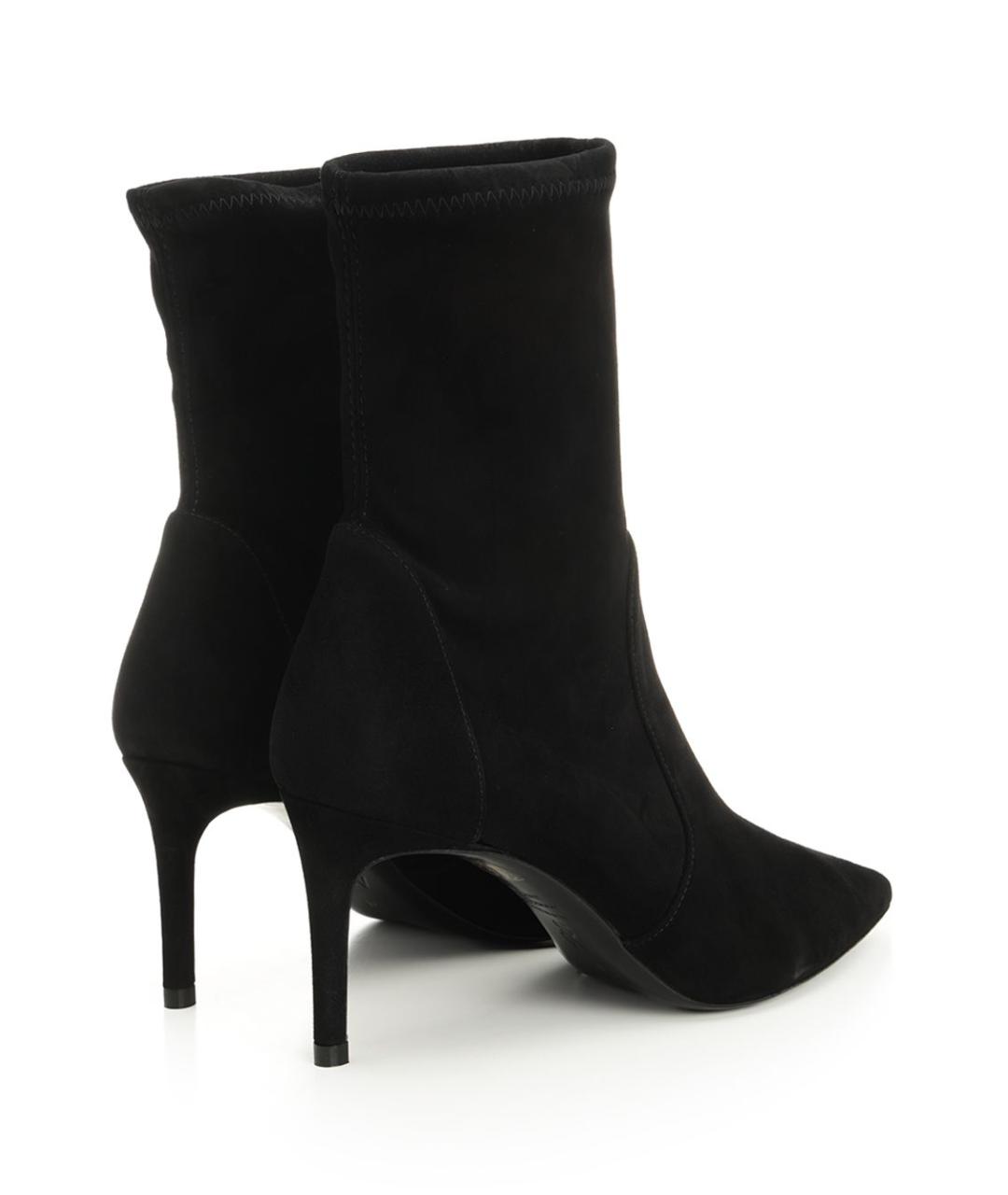 STUART WEITZMAN Черные замшевые ботильоны, фото 3