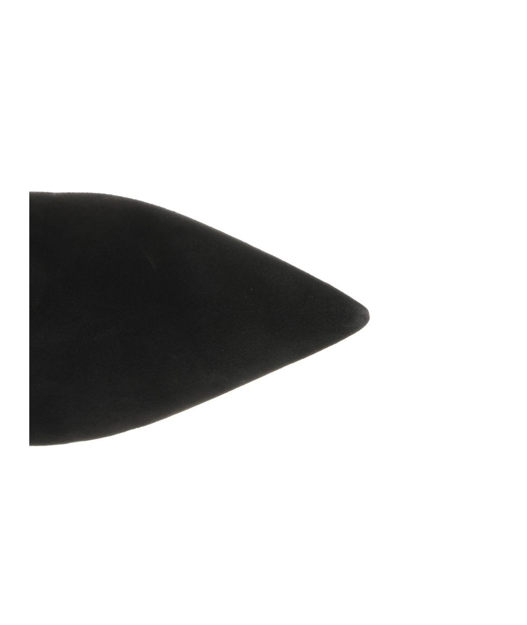 STUART WEITZMAN Черные замшевые ботильоны, фото 4