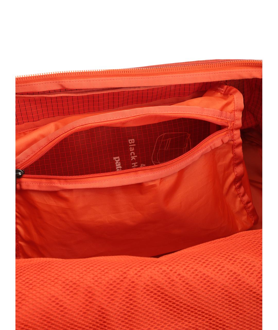 PATAGONIA Оранжевая тканевая дорожная/спортивная сумка, фото 6