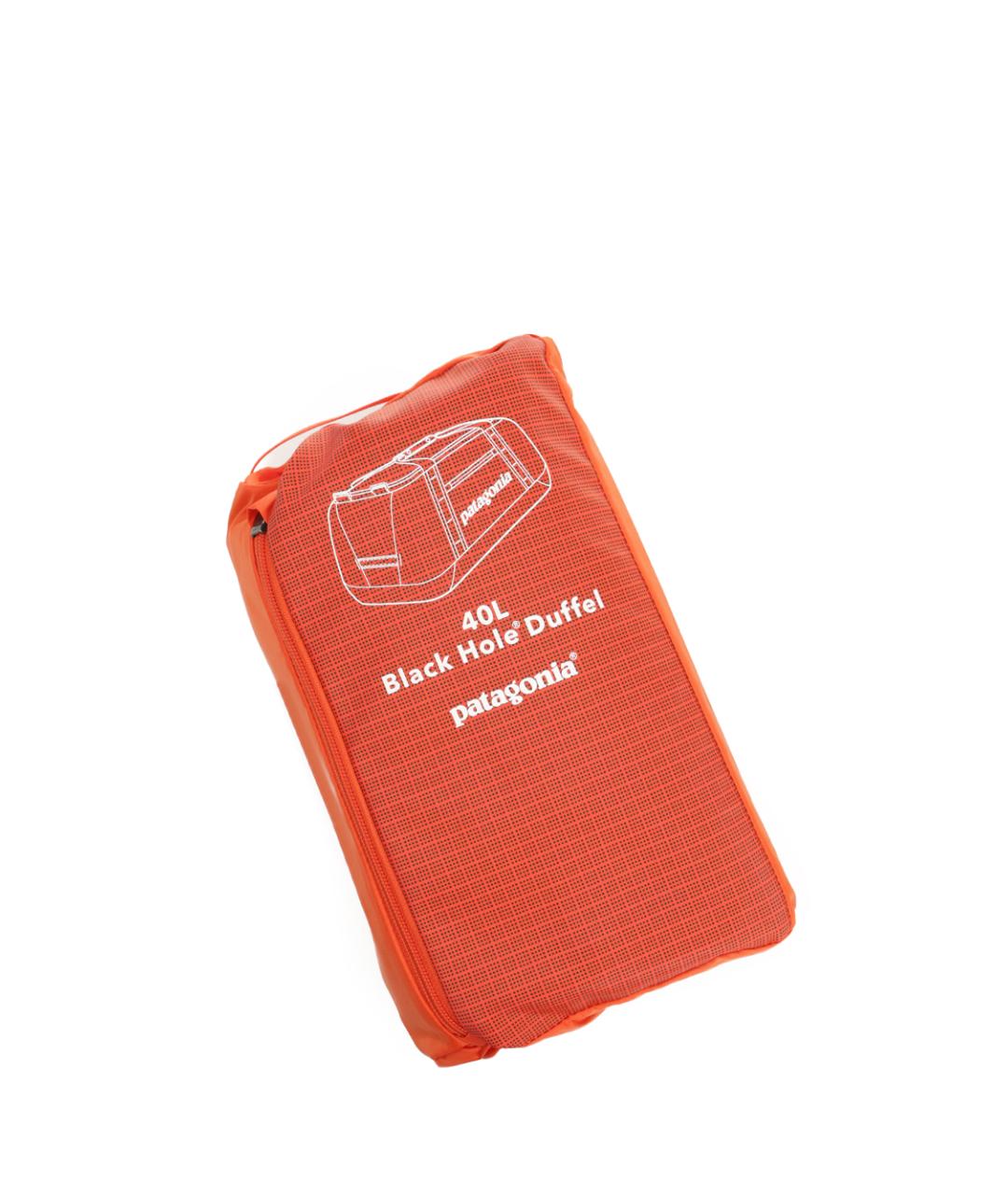 PATAGONIA Оранжевая тканевая дорожная/спортивная сумка, фото 9