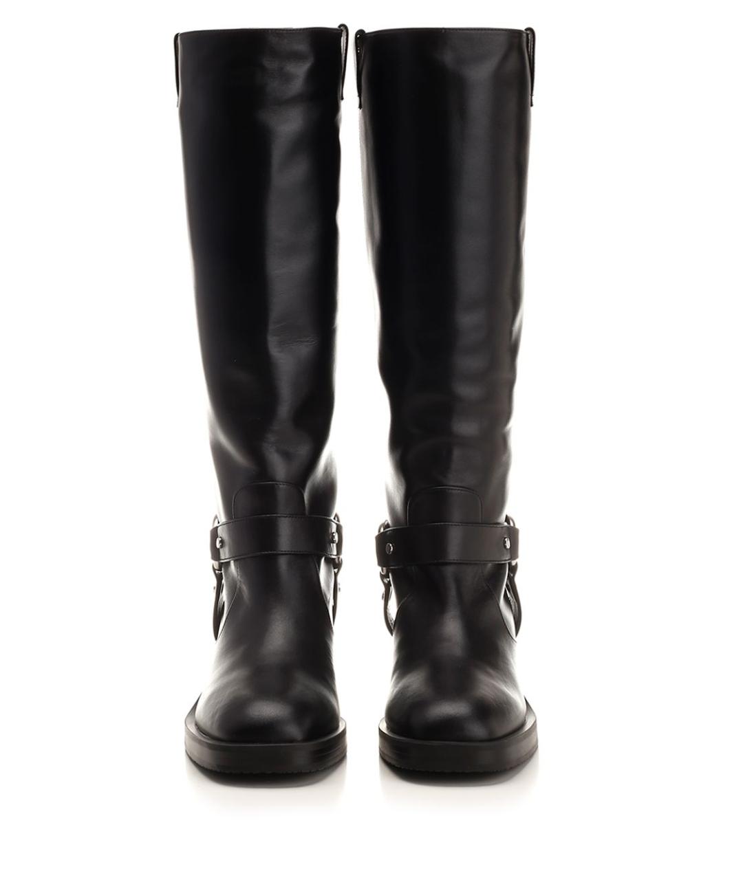 STUART WEITZMAN Черные кожаные сапоги, фото 5