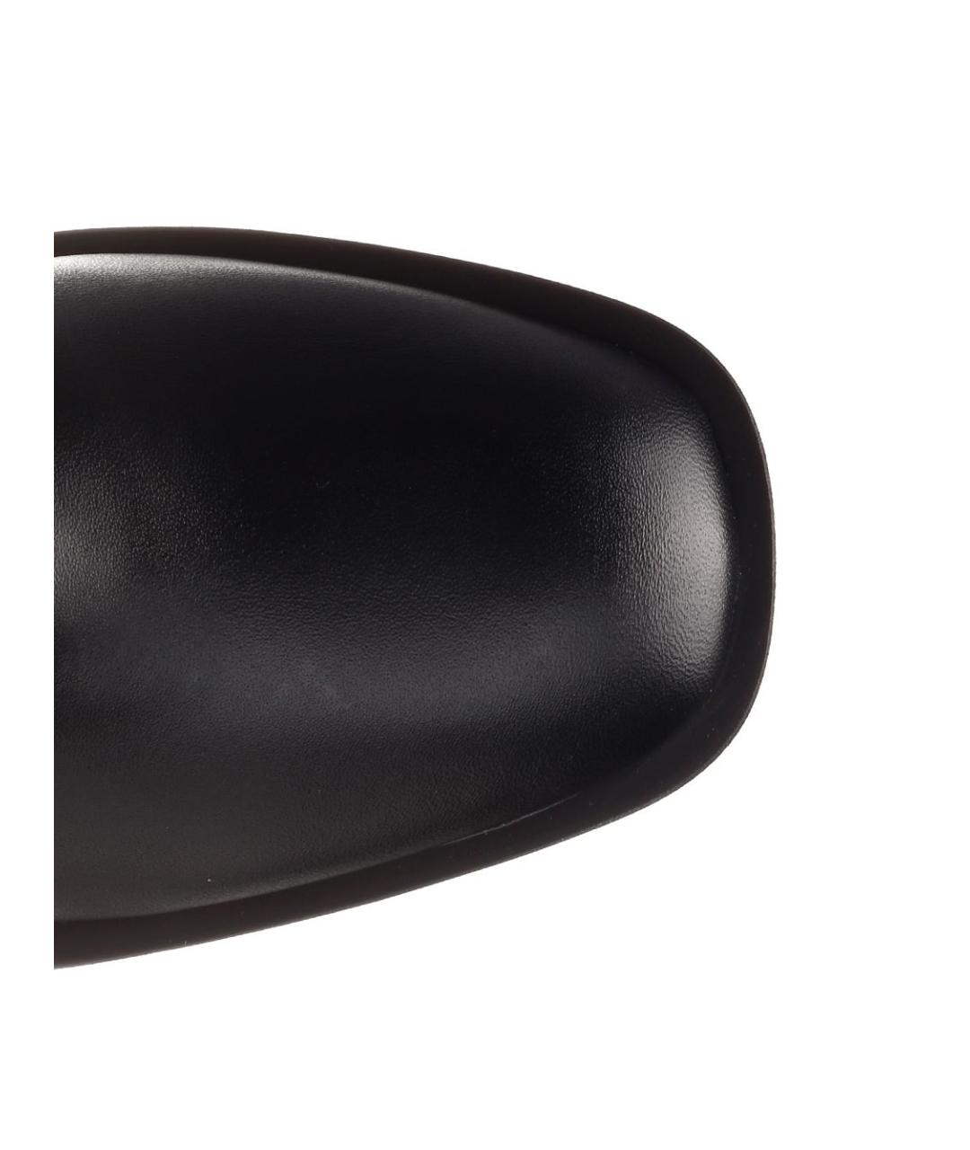 STUART WEITZMAN Черные кожаные сапоги, фото 4