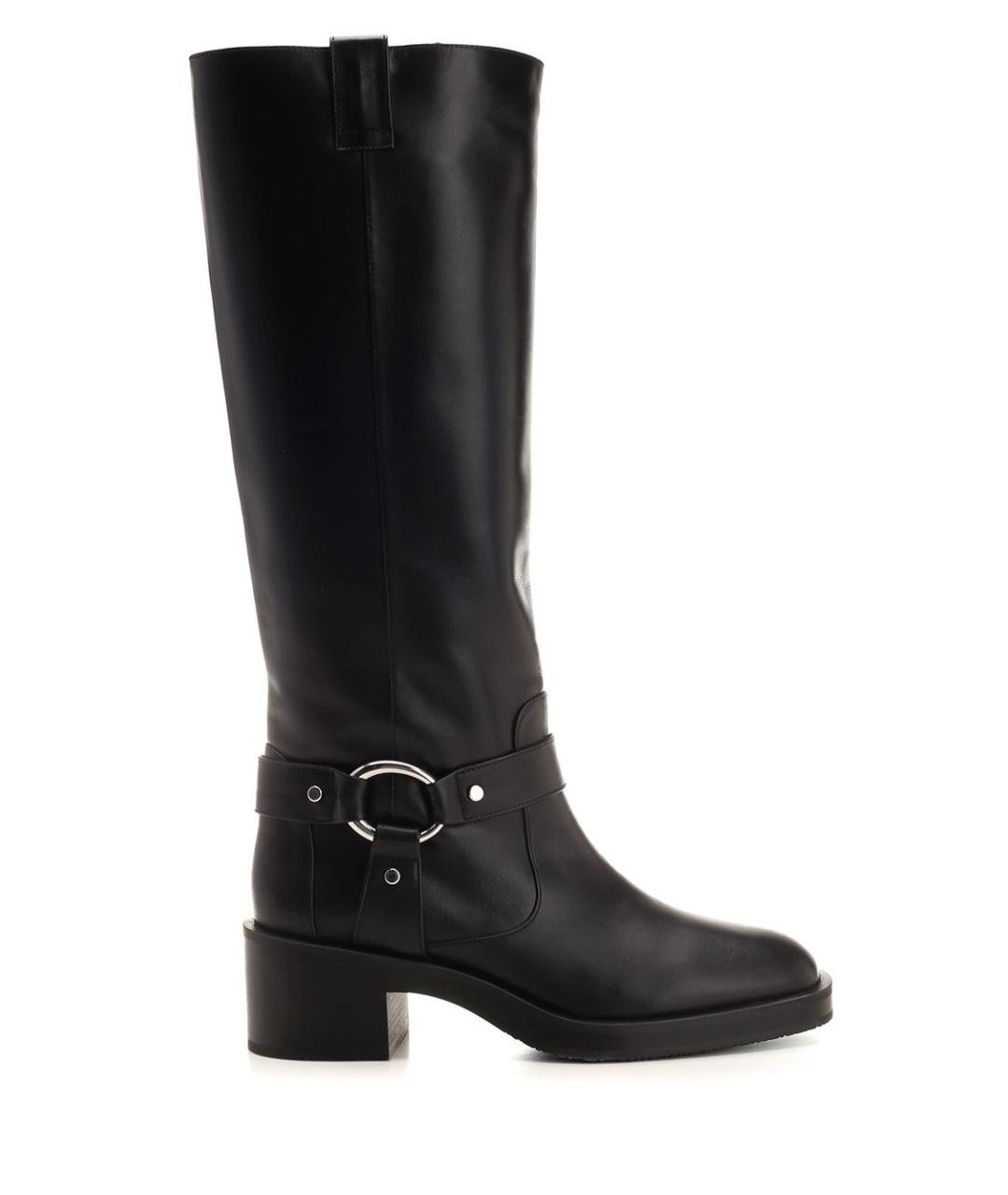 STUART WEITZMAN Черные кожаные сапоги, фото 6