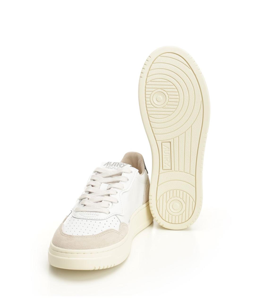 AUTRY Белые кожаные кроссовки, фото 5