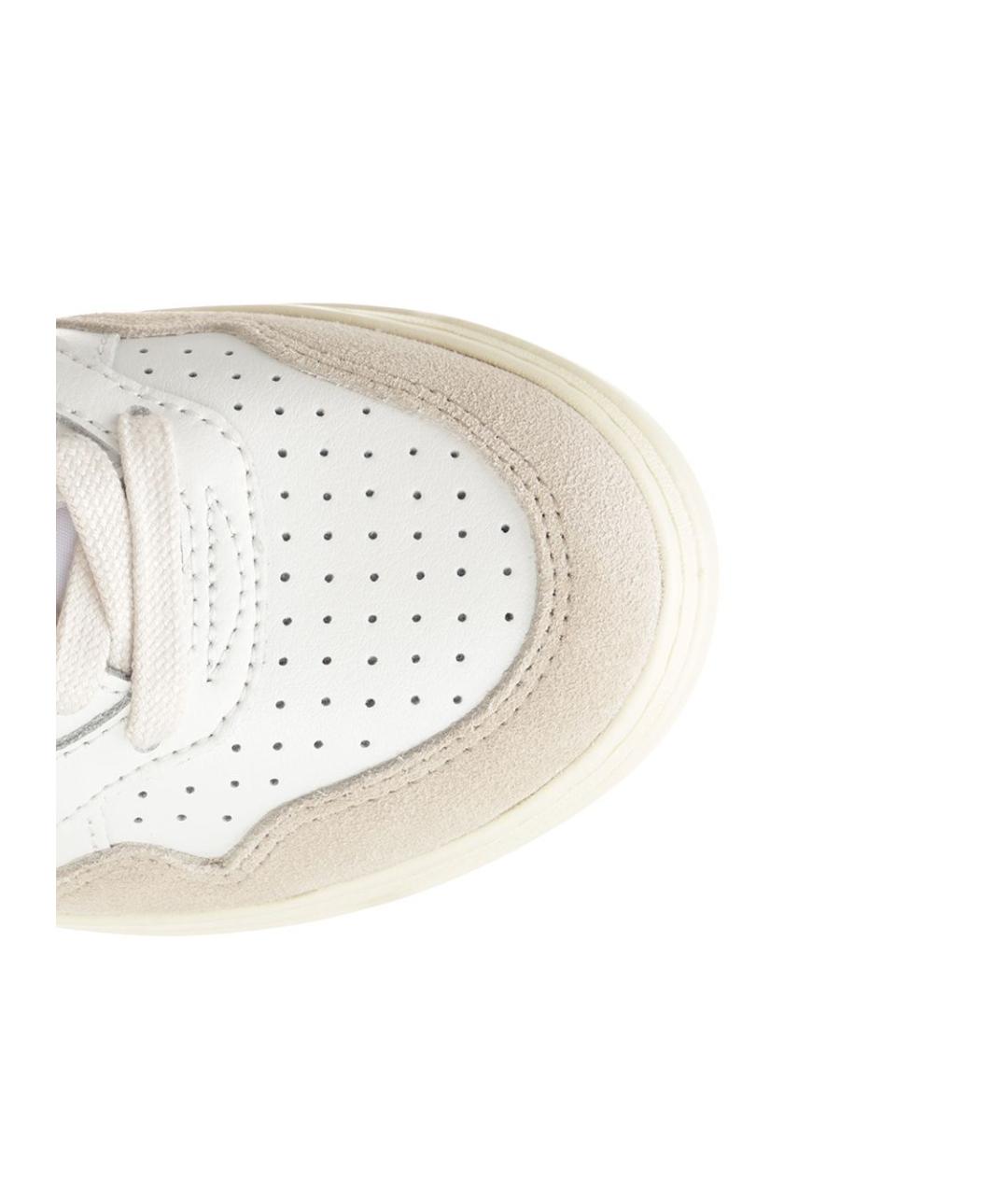 AUTRY Белые кожаные кроссовки, фото 4