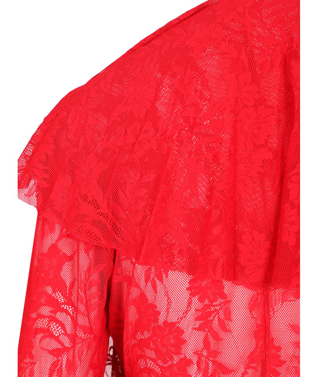 NORMA KAMALI Красное полиамидовое коктейльное платье, фото 5