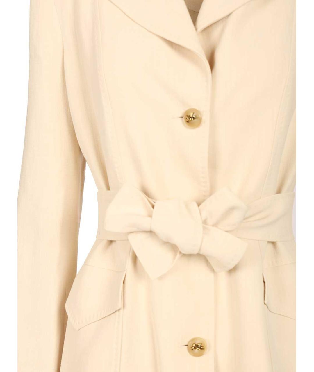 ETRO Бежевый вискозный жакет/пиджак, фото 5