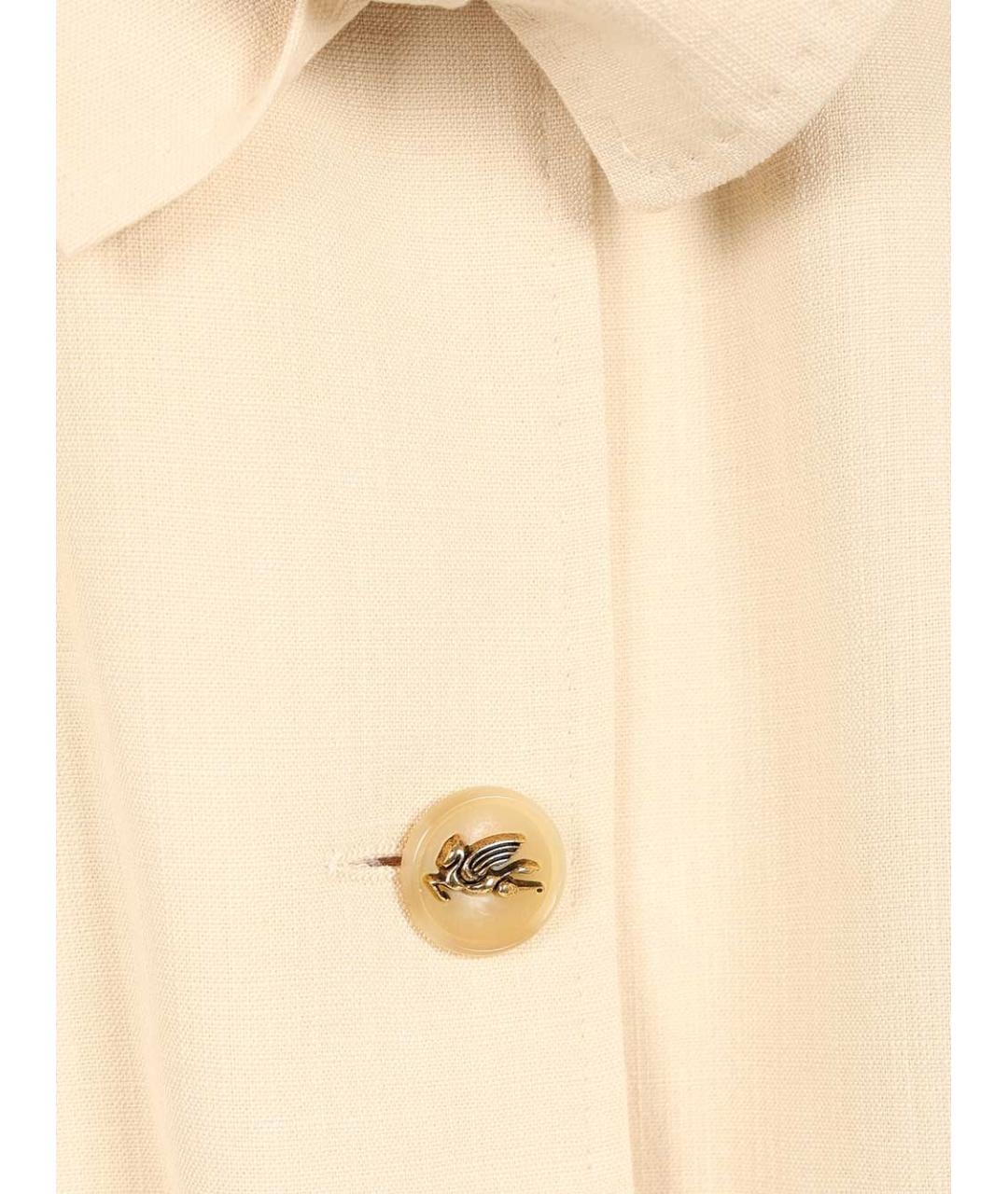 ETRO Бежевый вискозный жакет/пиджак, фото 4