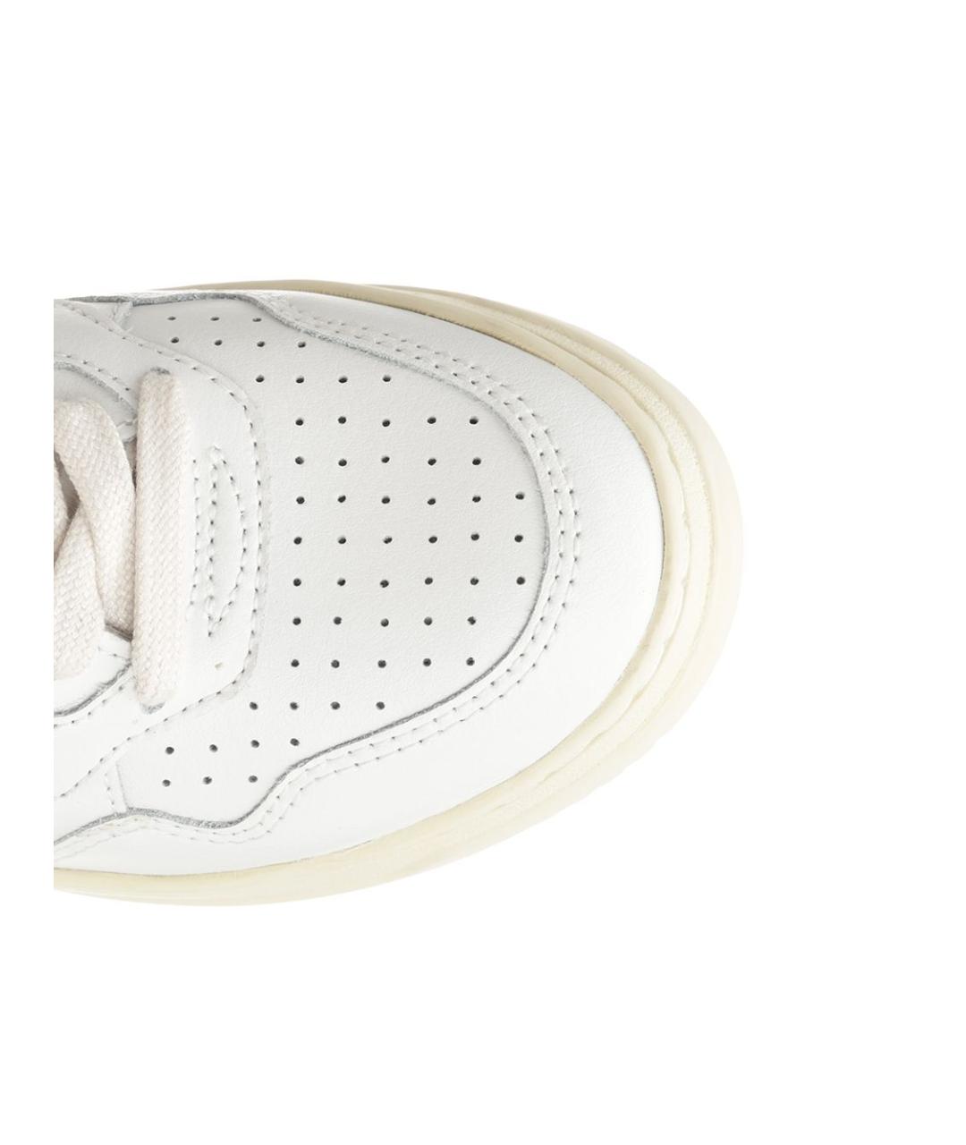 AUTRY Белые кожаные кроссовки, фото 4