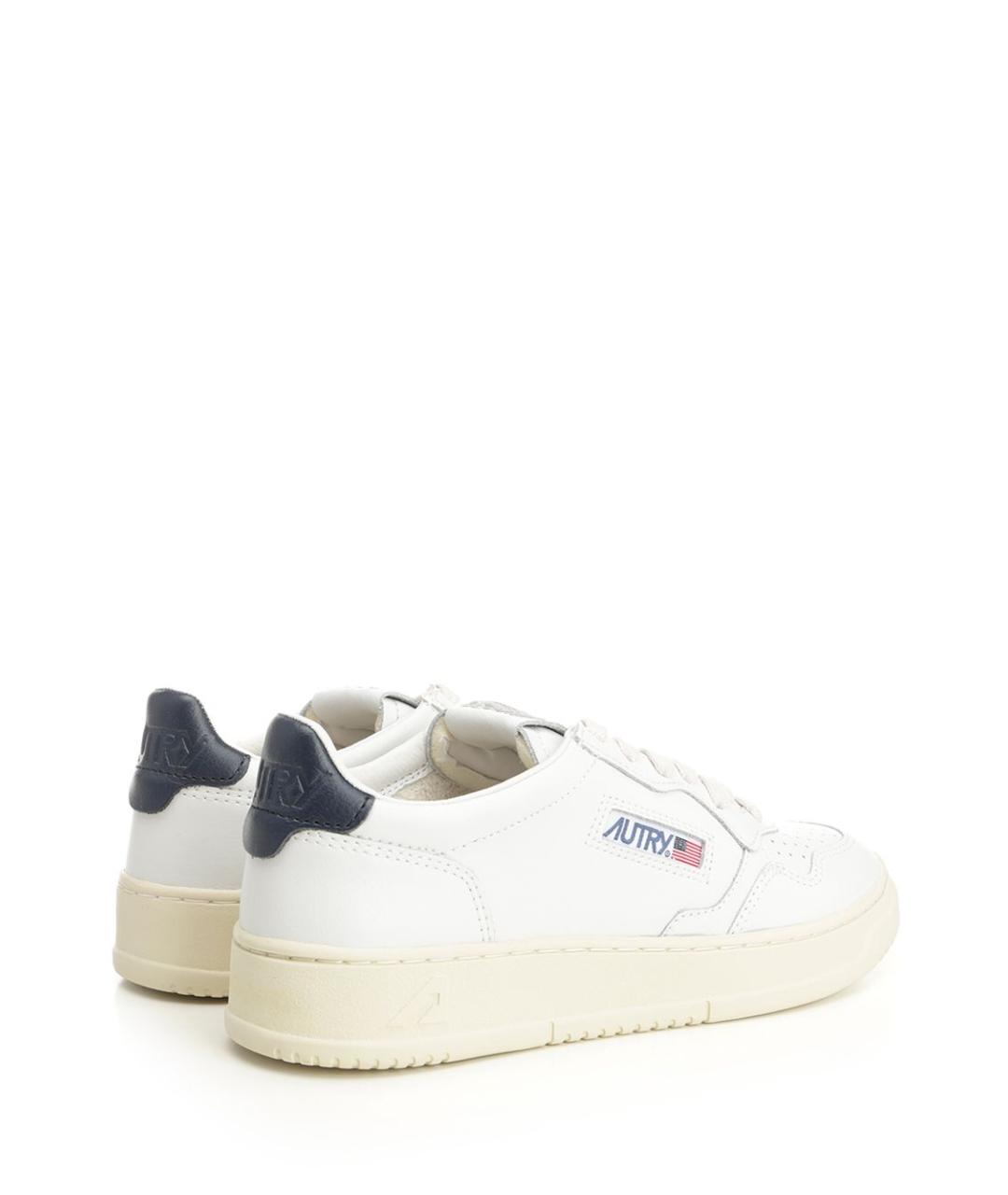 AUTRY Белые кожаные кроссовки, фото 3