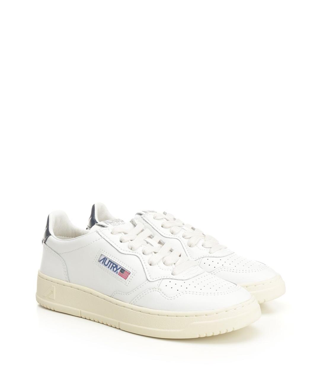 AUTRY Белые кожаные кроссовки, фото 2