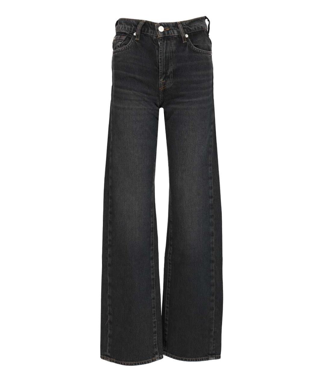 7 FOR ALL MANKIND Темно-синие хлопковые прямые джинсы, фото 1