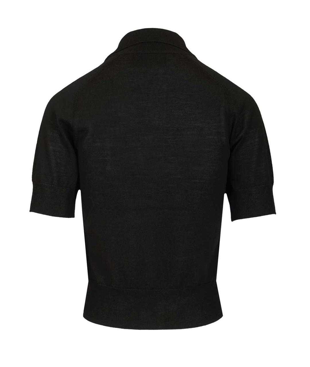 Ami Paris Черный шерстяной джемпер / свитер, фото 2