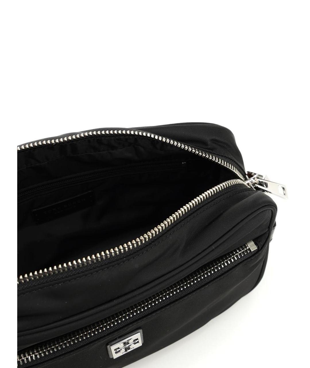 TORY BURCH Черная тканевая сумка через плечо, фото 4