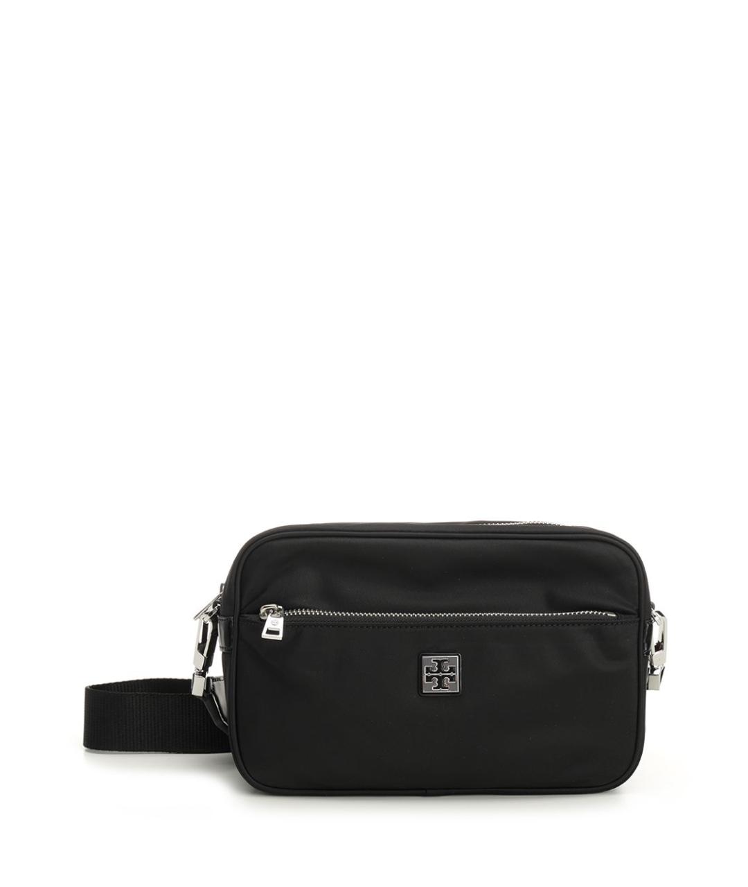 TORY BURCH Черная тканевая сумка через плечо, фото 1