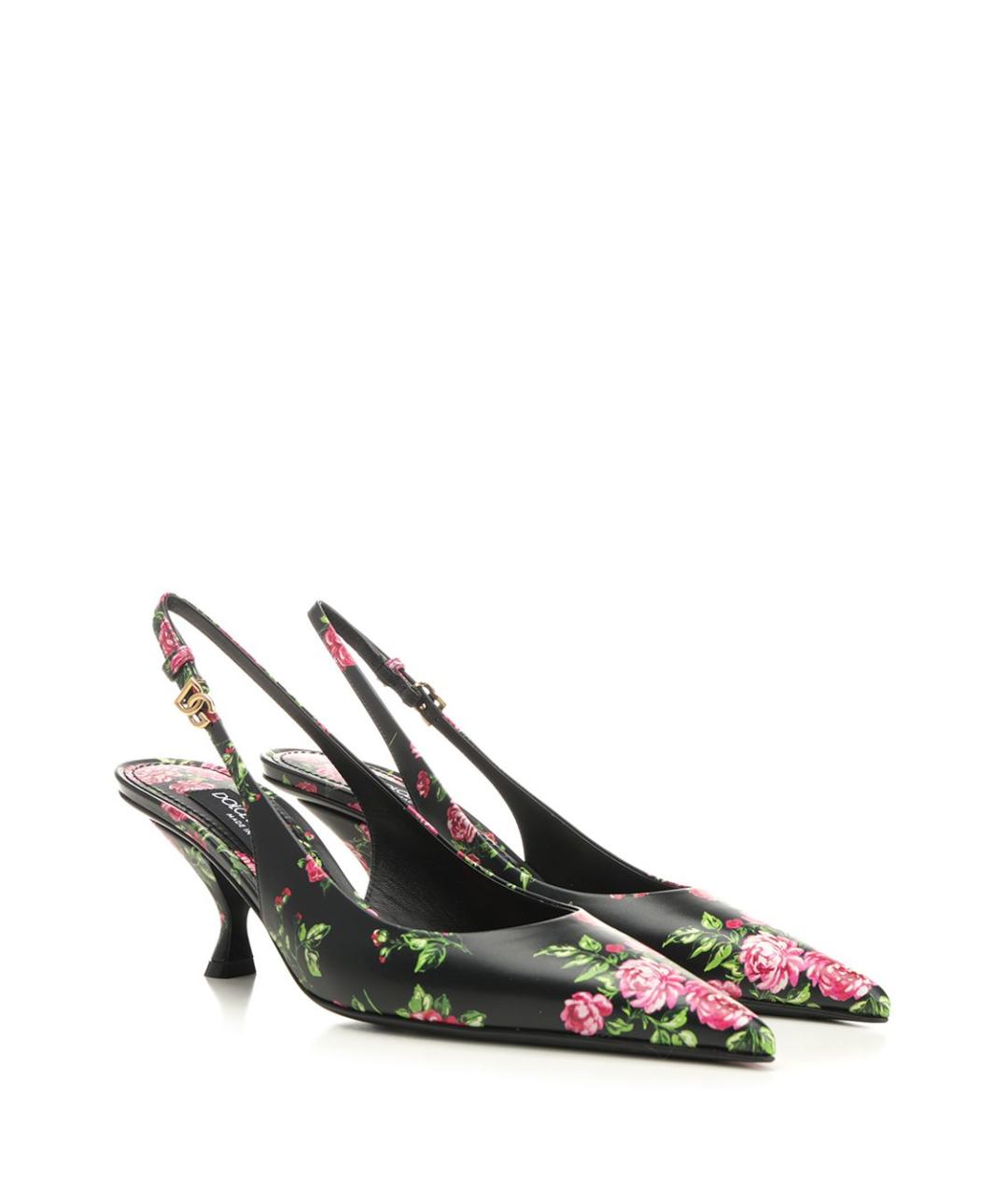 DOLCE&GABBANA Мульти кожаные туфли, фото 2