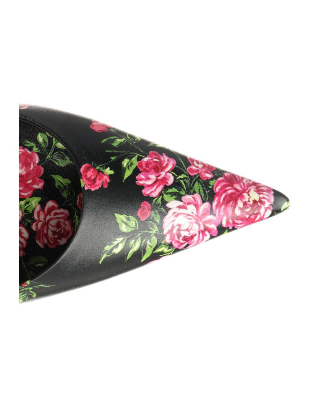 DOLCE&GABBANA Мульти кожаные туфли, фото 4