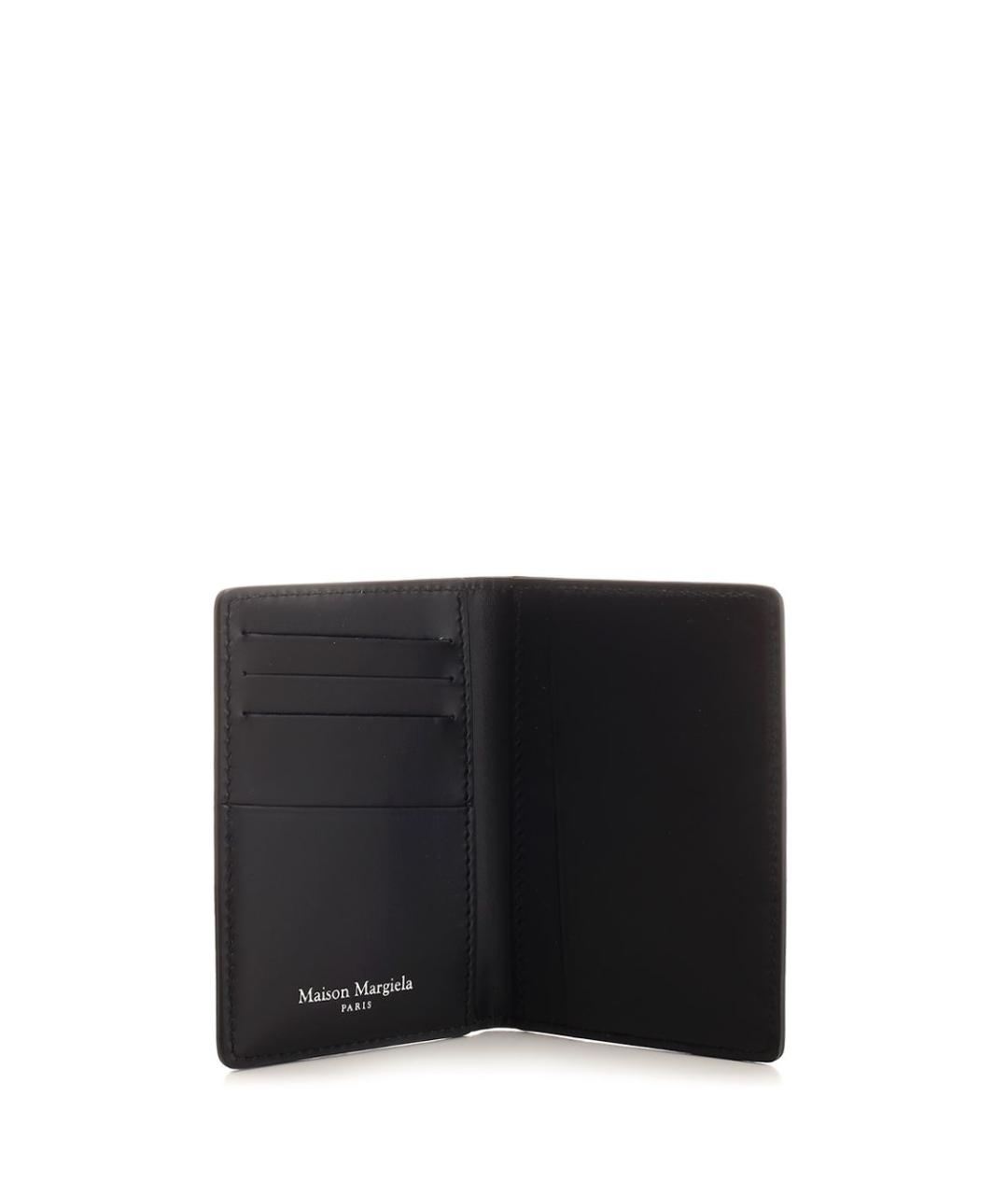 MAISON MARGIELA Черный кожаный кардхолдер, фото 4