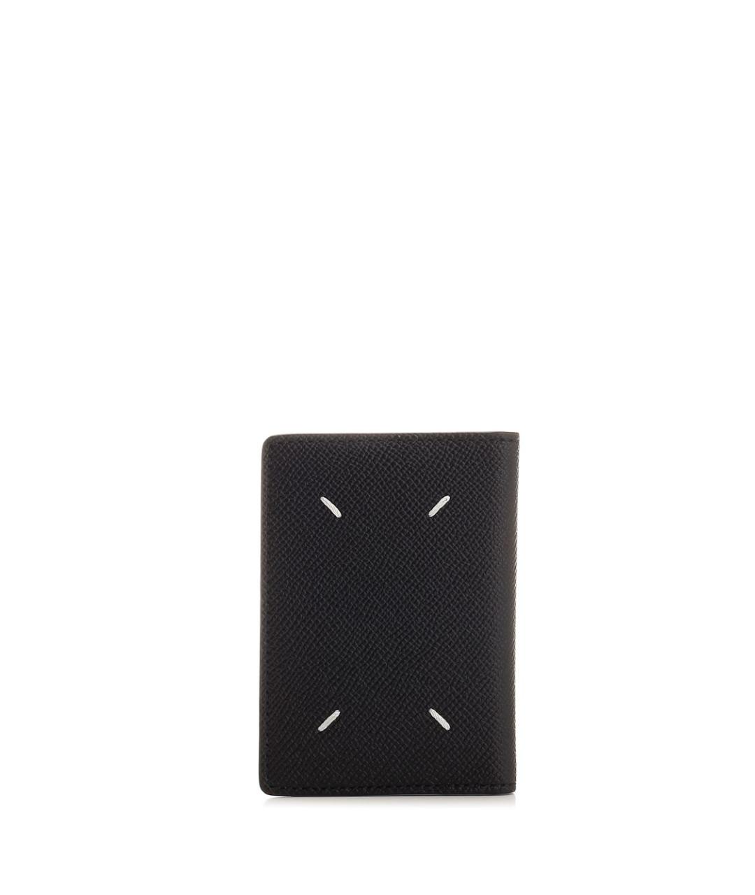 MAISON MARGIELA Черный кожаный кардхолдер, фото 3