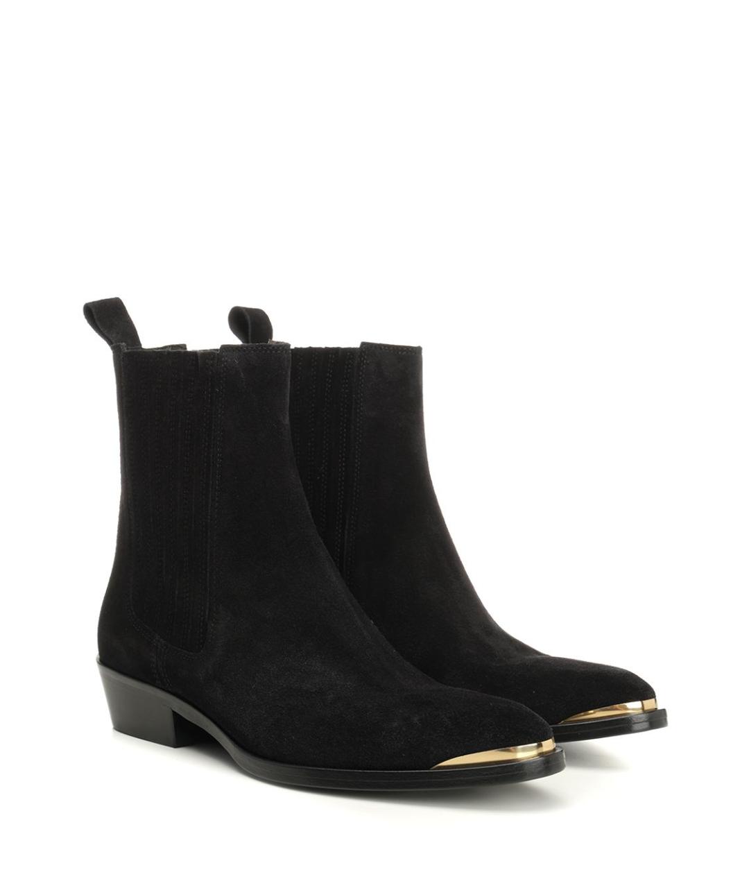 ISABEL MARANT Черные замшевые полусапоги, фото 2