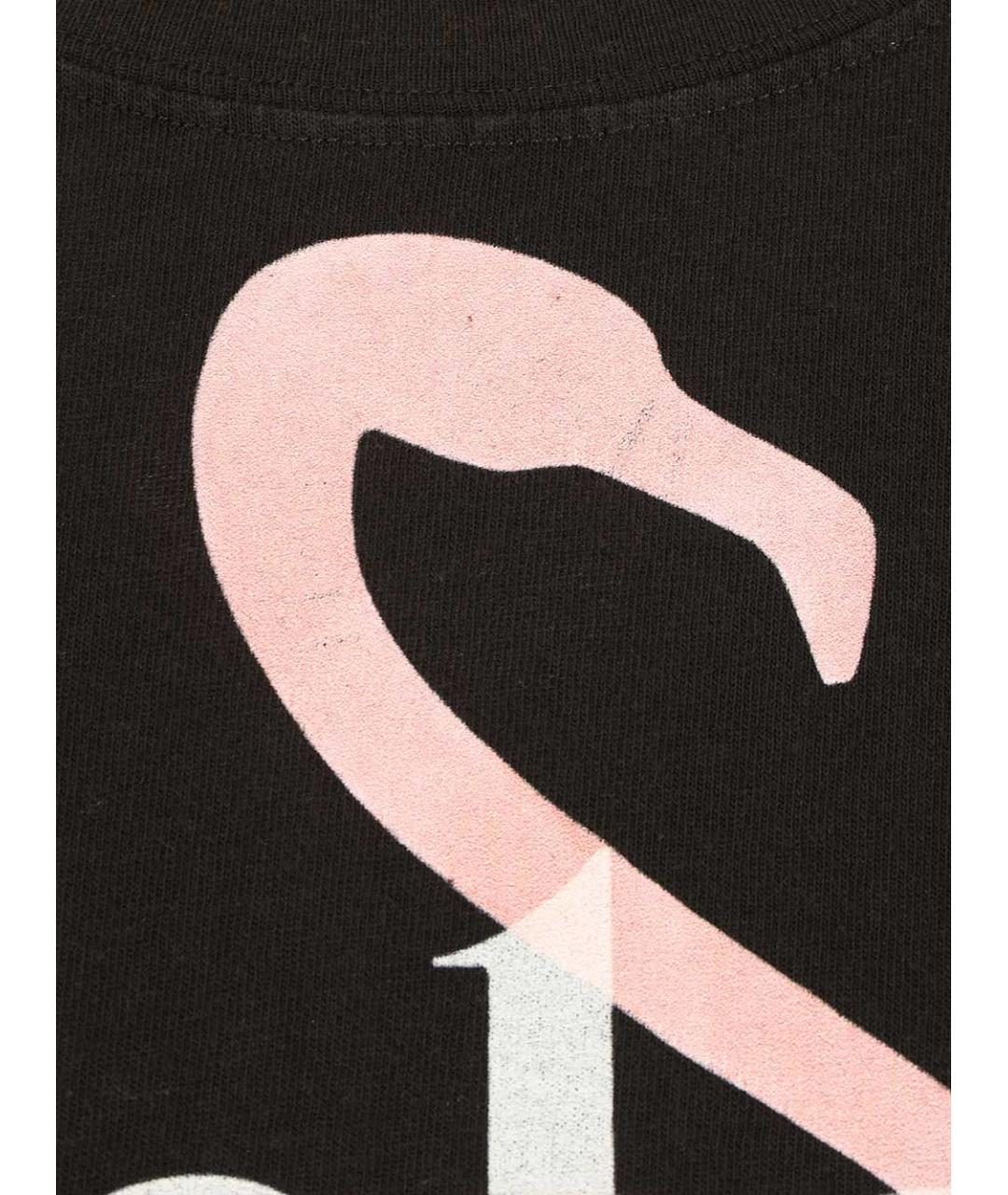 CHLOE Черная хлопковая футболка, фото 4