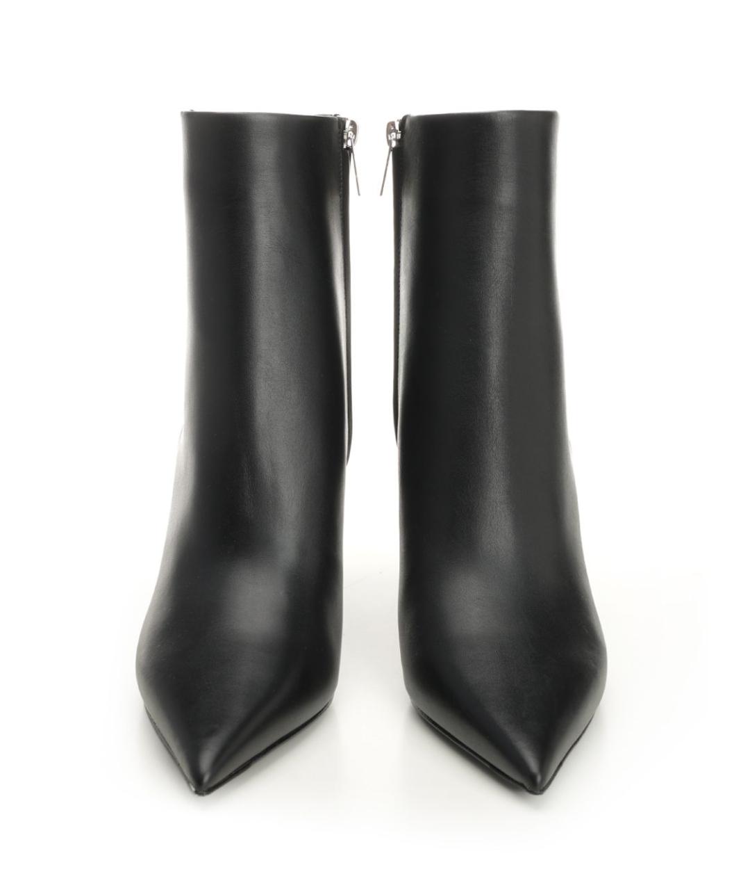 JIMMY CHOO Черные кожаные ботильоны, фото 5