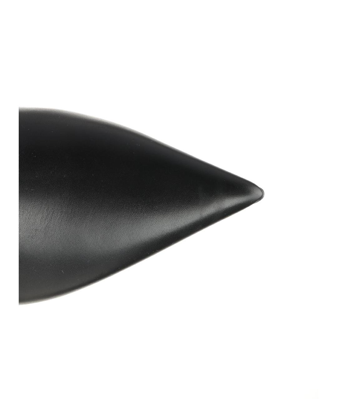 JIMMY CHOO Черные кожаные ботильоны, фото 4