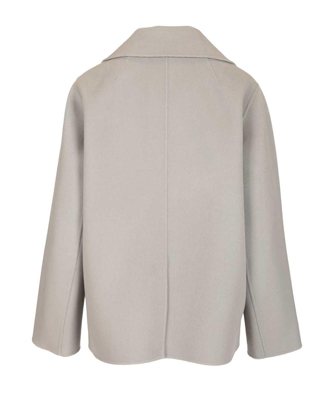 'S MAX MARA Серое шерстяное пальто, фото 2