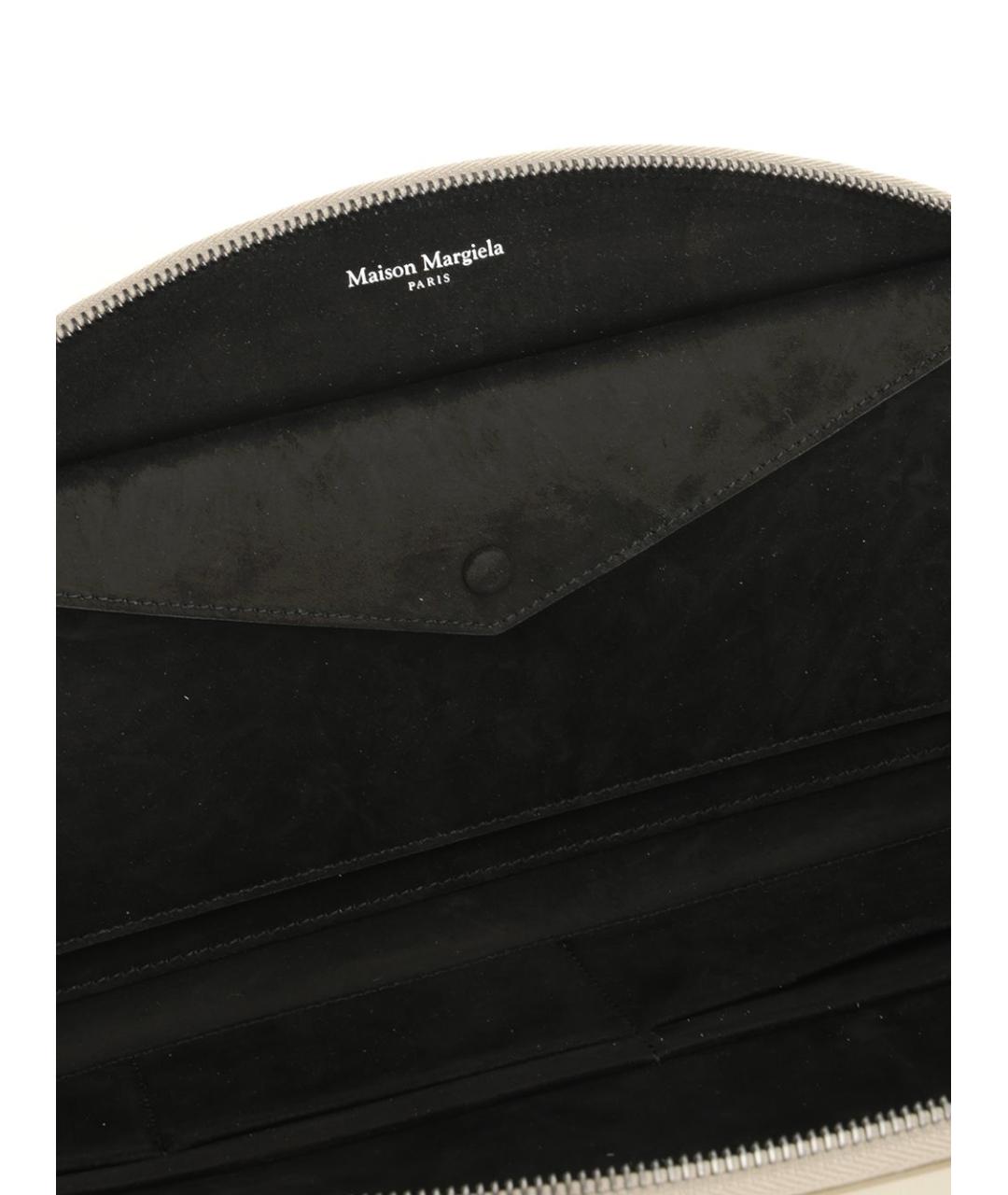 MAISON MARGIELA Золотой кожаный кошелек, фото 4