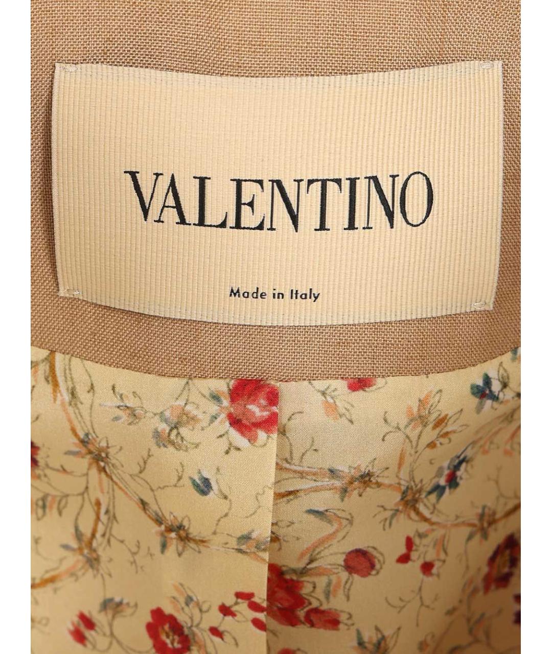 VALENTINO Бежевая вискозная куртка, фото 6