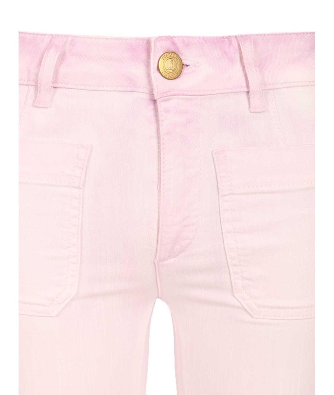 SEAFARER Розовые хлопко-эластановые джинсы клеш, фото 4